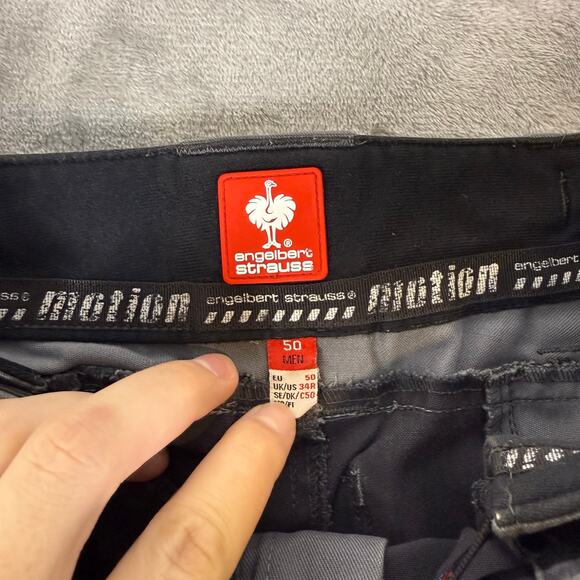 VTG Engelbert Strauss gorpcore streetwear Cordura cargo pants mens 30x31 - Picture 5 of 8